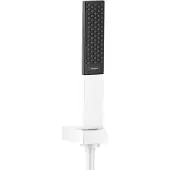 Hansgrohe Support de douche Rainfinity 100 1jet avec flexible (blanc mat) (1 Type de jet, 13.80 l/min)
