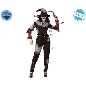 Atosa Terrifying Scarecrows Costume Rouge XS-S Enfants