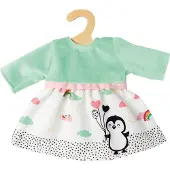Heless Robe de poupée pingouin