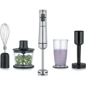 Severin SM 3775 blender 0.7 L Immersion blender 100 W Noir, Acier inoxydable