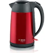 Bosch Bouilloire TWK3P424 - 1,7 L - Rouge et Gris - 2400 W