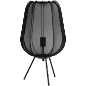 Light & Living Lampe de table Plumeria noir Ø 34 x 60cm