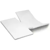 Cinderella Drap-Housse Split Topper Hoeslaken Cinderella Weekend White (Coton)-180 x 210 cm