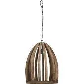 Light & Living Suspension - marron - Haranka - bois - E27 - 2932784 -