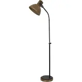 Light & Living - lampadaire - Imbert - marron - métal - lampe de lecture - E27 - 1848384