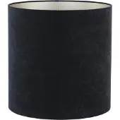Light & Living - Abat-jour VELOURS - Ø45x45cm - Noir
