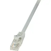 Logilink Patch Cord EconLine, Cat. 6, U/UTP, 0.5 m, gris