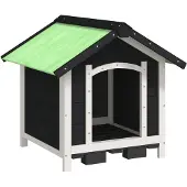 vidaXL Niche pour chien Gris 65x65x61,5 cm Pin massif