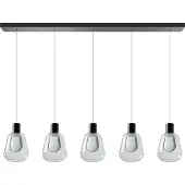 Eth Lampe suspendue pour table à manger en verre Gary