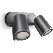 Steinel Luminaires d'extérieur , Spot Duo S, Noir, Métal, Moderne