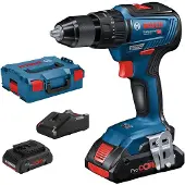 Bosch Perceuse à percussion sans fil Bosch GSB 18V-55, 2 batteries ProCORE18V, chargeur rapide GAL 18V-40, 1 pièce.