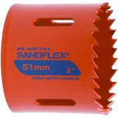 Bahco 3830-60-VIP - Scies trépans bimétal Sandflex pour plaques en métal ou en bois, 14 à 210 mm
