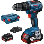 Bosch Perceuse à Percussion GSB 18V-55 - 06019H5300 - 2x4,0Ah GAL 18V-40 L Professional