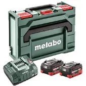 Metabo Basis Set LIHD + 2x Batteries 5,5 Ah + Chargeur + Coffret Metaloc ( 685077000 )