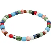 KUZZOI Bracelet bleu clair / vert / rouge / blanc