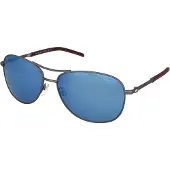 Tommy Hilfiger Lunettes de Soleil TH 2023/S 59/15/130 MATTE DARK RUTHENIUM STAINLESS STEEL MAN TOH SUN TH 2023/S R80 59 15 130