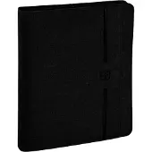 Wenger Affiliate writing case, classeur à anneaux détachable, compartiment pour tablette, bloc-notes A4 interchangeable, L 50 x l 260 x H 350 mm, nylon, gris