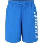 Superdry Code Applque 19inch Swimming Shorts Bleu S Homme