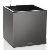 Lechuza Pot de Plante Lechuza 40x40x40 cm Noir - Conteneur de Jardin Premium
