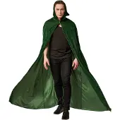 TecTake Cape en velours avec capuche costume taille unique