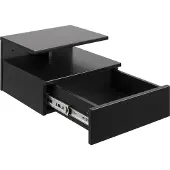 Fonq Table de chevet Ashton avec tiroir - noir