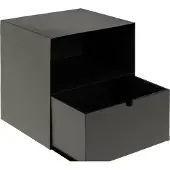 XL mobler Table de chevet flottante Jolie 1 tiroir - noir