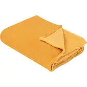 Beliani Couverture Bayburt 200 X 220 Cm Orange
