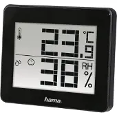 Hama Thermomètre/hygromètre "TH-130", noir