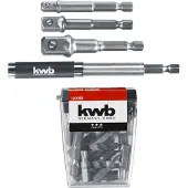 Kwb Jeu d'embouts 23 pces + adaptateur de douille (Cruciformes divers)