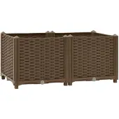vidaXL Lit surélevé 80x40x38 cm Polypropylène