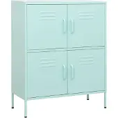 vidaXL Armoire de rangement Vert menthe 80x35x101,5 cm Acier