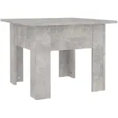 Möbelando Table basse "Jeseritz" en aggloméré gris béton. Dimensions (l/h/p) 55x42x55 cm