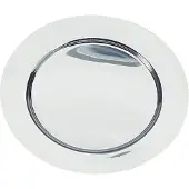 HorecaTraders Plateau de service | 0,9 kg | acier inoxydable | Ø37 cm