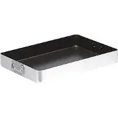 HorecaTraders Plat à rôtir | Antiadhésif | Aluminium | 3,45 kg | 19 L | 40 x 60 x 9 cm
