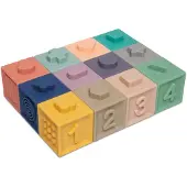 Canpol Babies Small Toys dés de jeu sensoriels et mous 6m+ 12 pcs