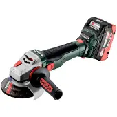 Metabo WB 18 LTX BL 15-125 Meuleuse d'angle sans fil rapide 18 V 125 mm brushless + 2x Batteries 5,5 Ah + Chargeur + metaBOX ( 601730660 )