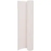 vidaXL Clôture de jardin double face 90x400 cm Blanc