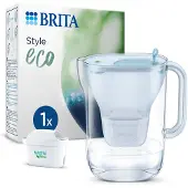Brita Carafe filtrante Style Eco 2,4 l bleu poudre + filtre à eau MAXTRA PRO 1055740