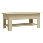 vidaXL Table basse chêne Sonoma 102x55x42 cm Bois composite
