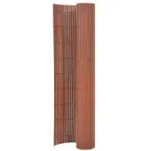 vidaXL Clôture de jardin double face 110x400 cm Marron