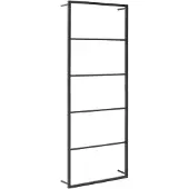vidaXL Porte-serviette Noir 45x10x115 cm Acier