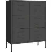 vidaXL Armoire à tiroirs Anthracite 80x35x101,5 cm Acier