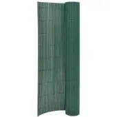 vidaXL Clôture de jardin double face 110x500 cm Vert