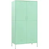 vidaXL Armoire vert menthe 90x50x180 cm Acier