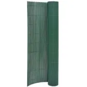 vidaXL Clôture de jardin double face 110x400 cm Vert