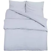 vidaXL Ensemble de literie Gris 200x220 cm coton