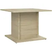 vidaXL Table basse en chêne Sonoma 55,5x55,5x40 cm Matériau dérivé du bois