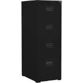 vidaXL Classeur Noir 46x62x133 cm Acier