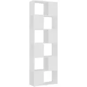 vidaXL Bibliothèque/Séparateur de pièce Blanc 60x24x186 cm