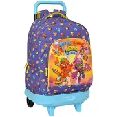 Safta Superthings Guardians Of Kazoom 33l 33x45x22 Cm Wheeled Backpack Violet Enfants